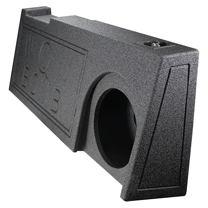 Qpower "qbomb" Chevy/gmc Crew Cab '14-'18 Single 10" Vented Empty Woofer Box