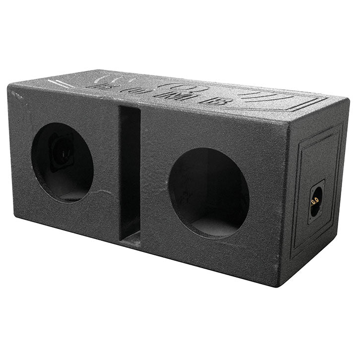 Qpower Qbomb Dual 8" Slot Ported Empty Enclosure