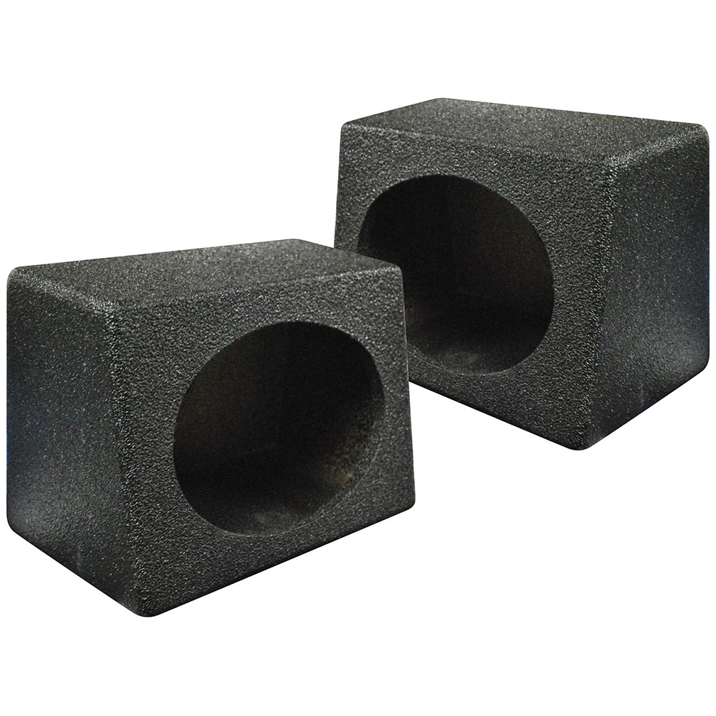 Qpower Empty 6x9 Boxq Bomb (black Bedliner Poly Coated)pairs