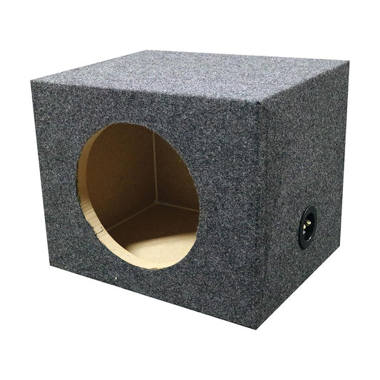 Empty Woofer Box 10" Square Qpower