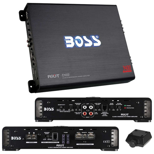 Boss Riot Class D Monoblock Amplifier 3400w Max