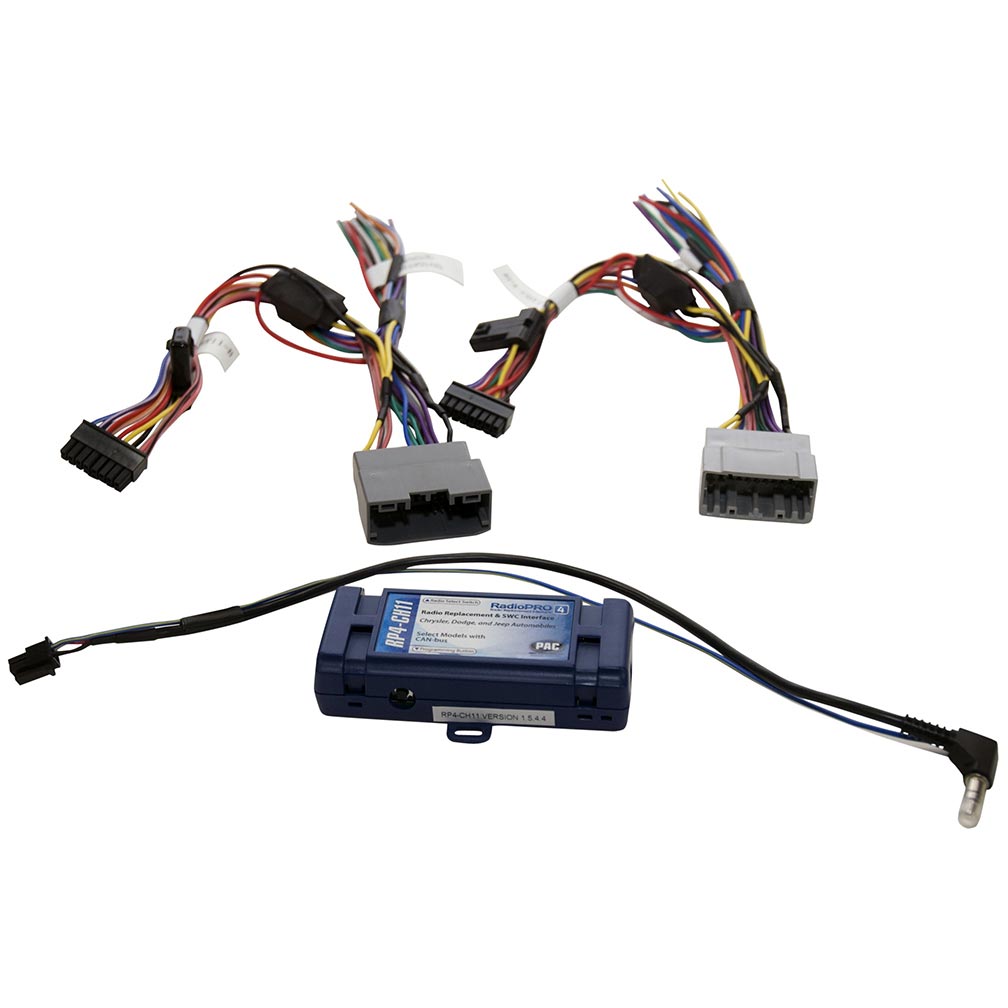 Pac Radio Replacement Interface For ’04-’18 Chrysler/dodge/jeep Vehicles With Can Bus