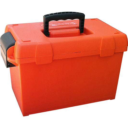 Mtm Sportsmens Plus Utility Dry Box Oring Sealed 15x8.8x13in Orange