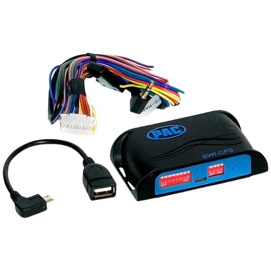 Pac Universal Analog/can-bus Steering Wheel Control Interface With Smart Phone/pc App Programmabilit