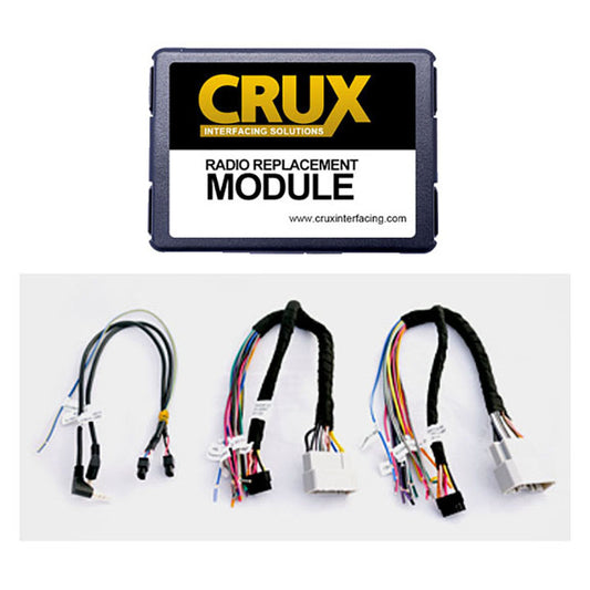 Crux Radio Replacement Interface With Swc Retention For Select ’05-’18 Chrysler/dodge/jeep Vehicles