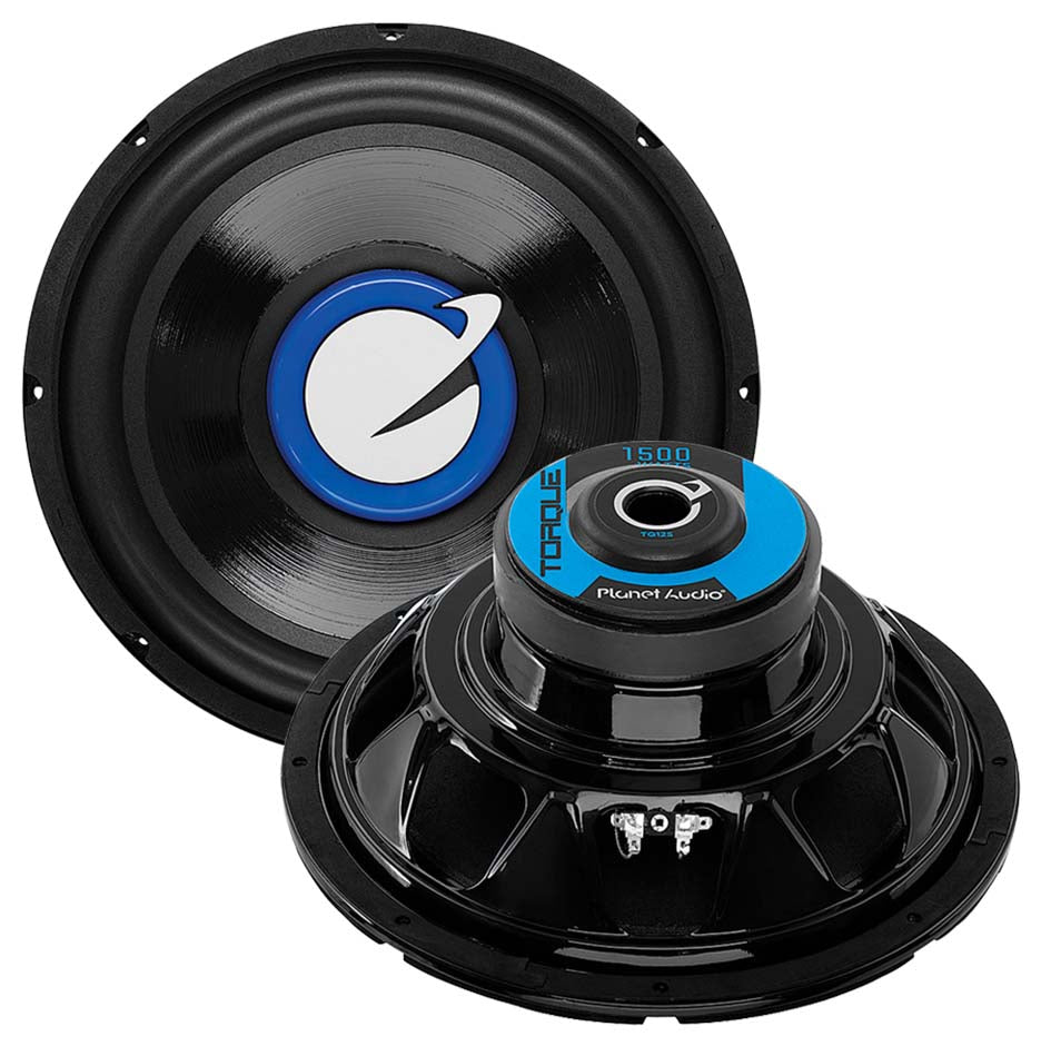 Planet 12" Woofer Single 4 Ohm Voice Coil 1500w Max