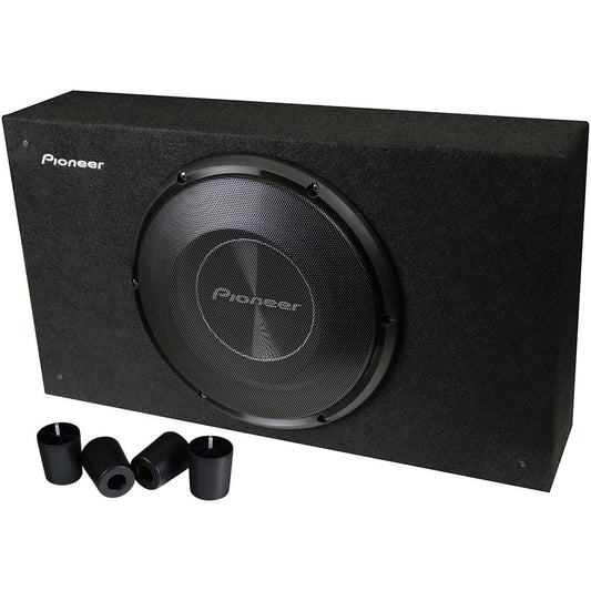 Pioneer 12" Shallow Mount Pre-loaded Enclosure 1500w Max