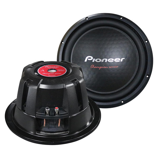 Pioneer 12″ Woofer 500w Rms/1600w Max Single 4 Ohm Voice Coil