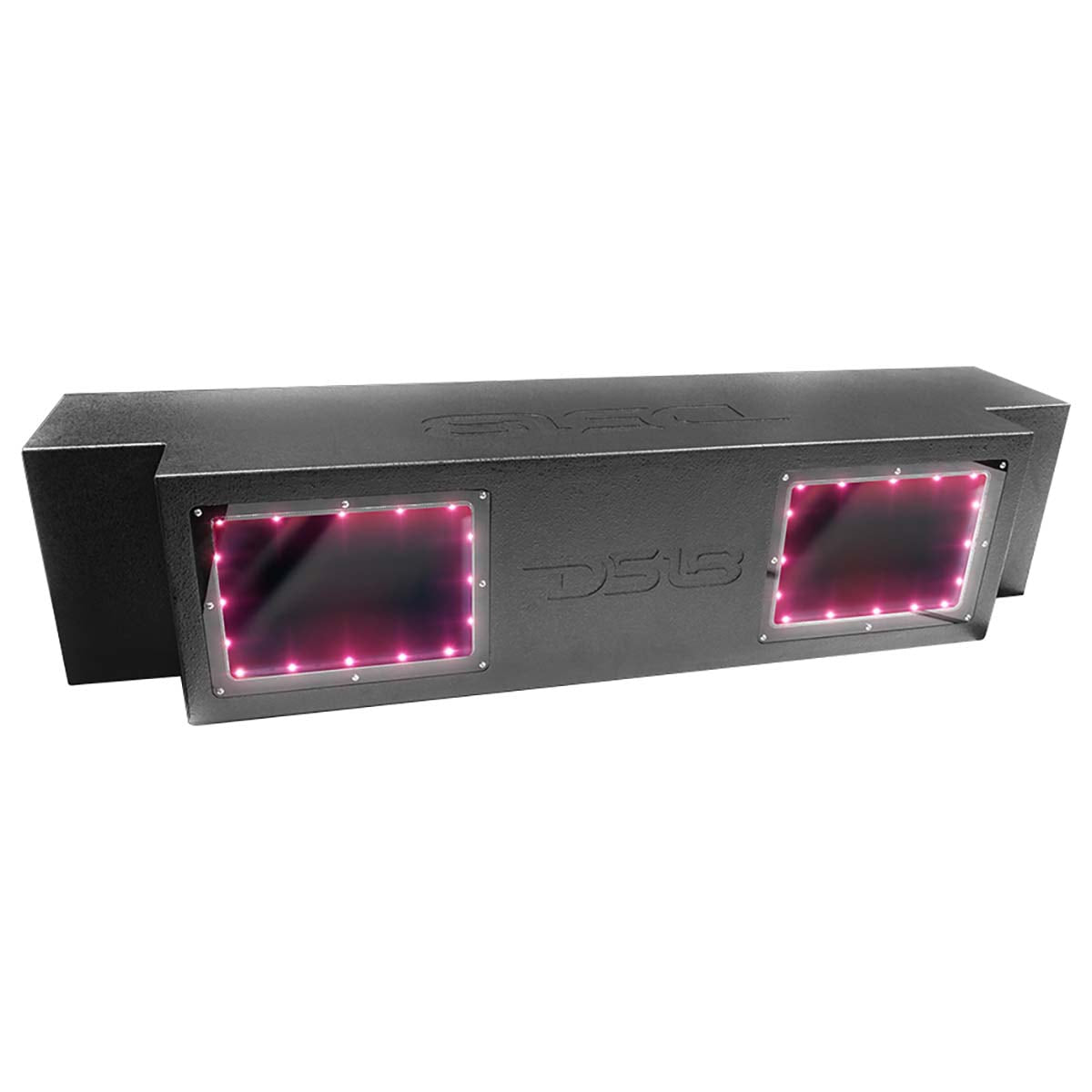 DS18 Vented Down-Firing Dual 12″ Enclosure for Jeeps with Acrylic Windows & LED Illumination